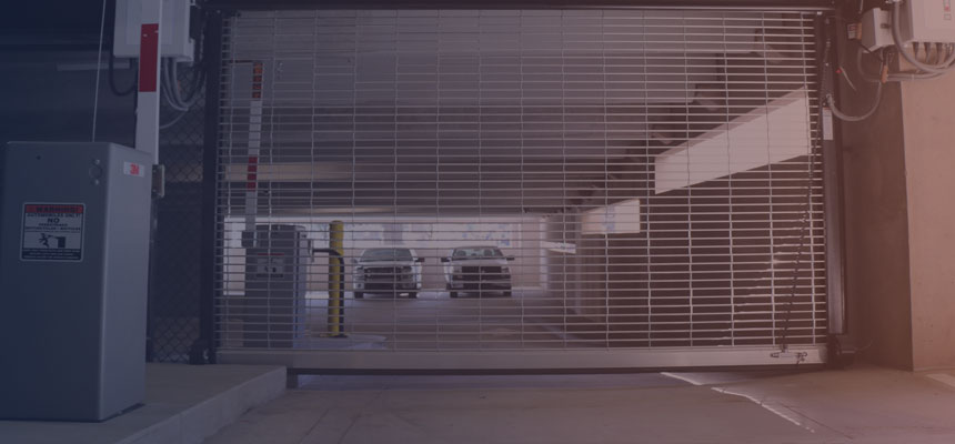 Security shutter installation